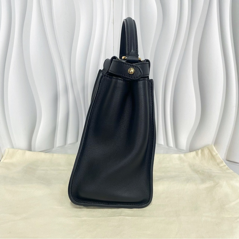 Fendi Black Leather Peekaboo Handbag - Picture 4 of 10